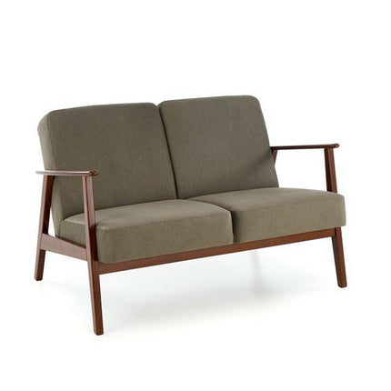 Canapea MILANO 2S, stofa catifelata verde olive - Castel 39, 120x77x77 cm