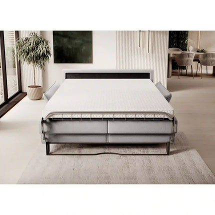 Canapea extensibila CANTO 160, stofa maro - Rosario 472, 218x106x82 cm