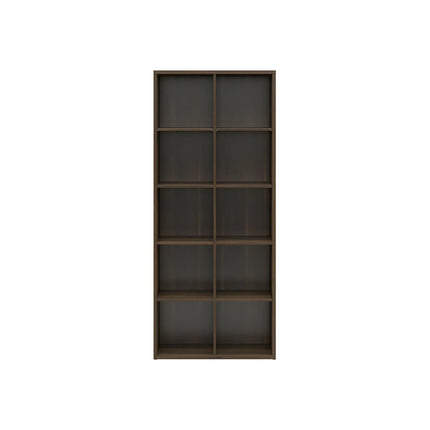 Biblioteca NEPO PLUS, stejar nobil, PAL laminat, 77x39x182 cm