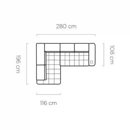 Coltar BAGGIO, sezlong stanga, stofa catifelata cappuccino - Poso 03, cu reglaj electric, incarcator wireless, lada depozitare si tetiere reglabile, 280x196x100 cm