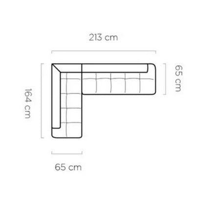 Coltar bucatarie BANCO, personalizabil materiale gama Premium, 213X164X89 cm