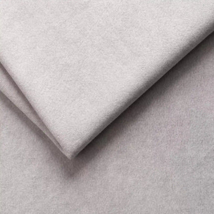 Coltar extensibil MOLINA MINI, sezlong dreapta, stofa catifelata gri - Salvador 13, cu lada depozitare, 277x189x90 cm