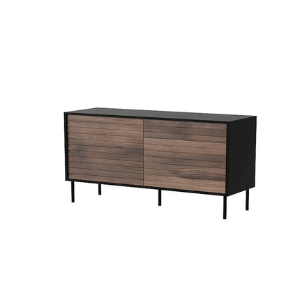 Comoda CORTINA, nuc/negru, PAL laminat, 102x40x81 cm