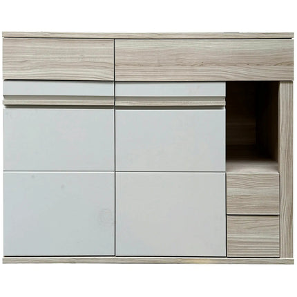 Comoda OSLO OS12, stejar riva/casmir, PAL laminat, 130x44x90 cm