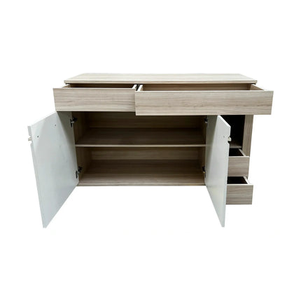 Comoda OSLO OS12, stejar riva/casmir, PAL laminat, 130x44x90 cm