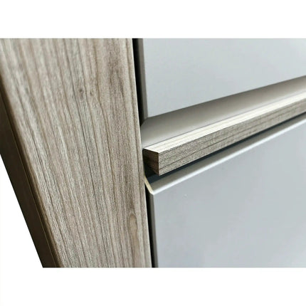 Comoda OSLO OS12, stejar riva/casmir, PAL laminat, 130x44x90 cm