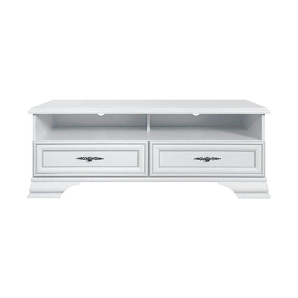 Mobilier living alb clasic IDENTO 2, PAL, 3 piese