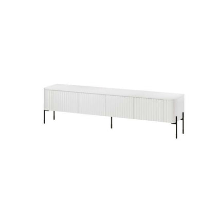 Comoda TV VERA, alb, PAL laminat, 190x40x50 cm