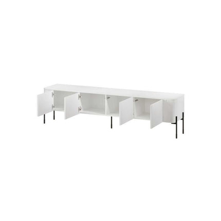 Comoda TV VERA, alb, PAL laminat, 190x40x50 cm