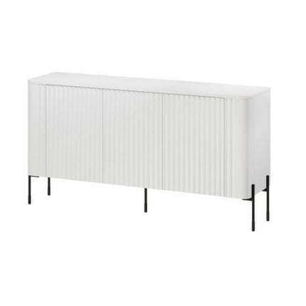 Comoda VERA, alb, PAL laminat, 150x40x80 cm