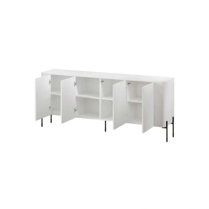 Comoda VERA, alb, PAL laminat, 190x40x80 cm