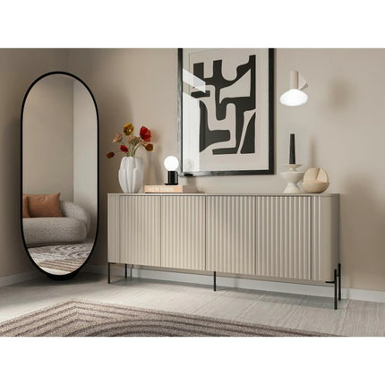 Comoda VERA, casmir, PAL laminat, 190x40x80 cm