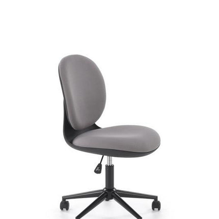 Scaun birou ORION, gri deschis/negru, stofa clasica/polipropilena, 46x55x89/99 cm