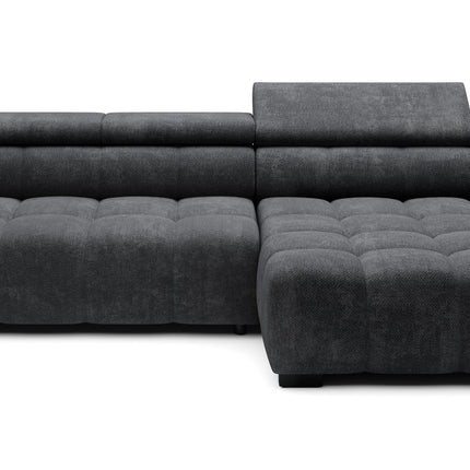 Coltar BULL S, personalizabil, cu reglaj electric si tetiere reglabile, 285x168x97 cm