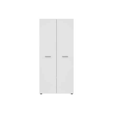 Dulap NENO, alb, PAL, cu 2 usi, 81x54x179 cm