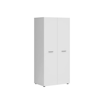 Dulap NENO, alb, PAL, cu 2 usi, 81x54x179 cm