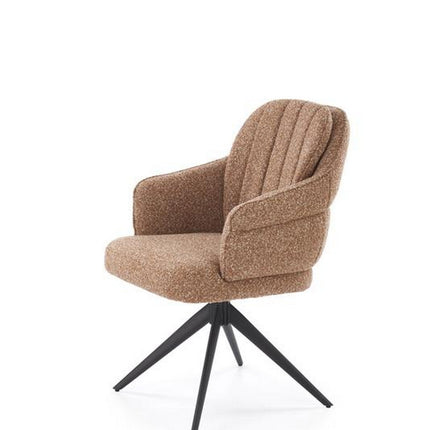 Scaun K570, scortisoara/negru, stofa/otel, 61x70x92 cm