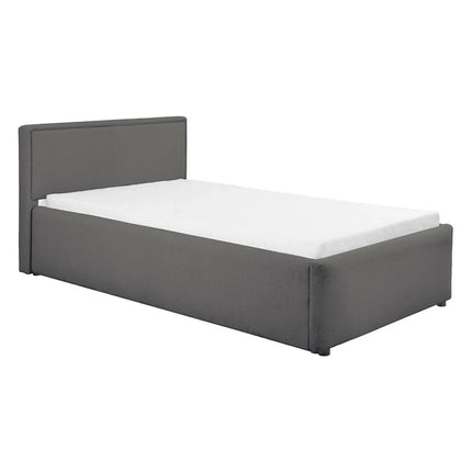 Cadru pat NEDIN 90x200, stofa clasica gri inchis - Maya 21