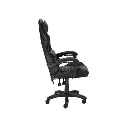 Scaun gaming X-PLAY, negru, piele ecologica, 64x65x123/132 cm
