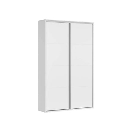 Dulap FLEX, alb, PAL, cu 2 usi, 150x45x240 cm