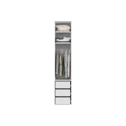 Dulap FLEX, alb, PAL, cu o usa, 50x66x240 cm
