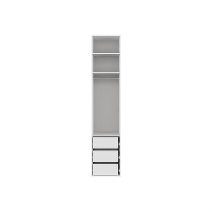 Dulap FLEX, alb, PAL, cu o usa, 50x66x240 cm