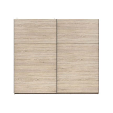 Dressing TETRIX, stejar sonoma, PAL, cu 2 usi, 220x60x196 cm