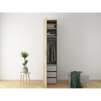 Dulap FLEX, stejar sonoma, PAL, cu o usa, 50x66x240 cm