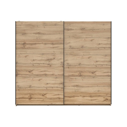 Dressing TETRIX, stejar wotan, PAL, cu 2 usi, 220x60x196 cm