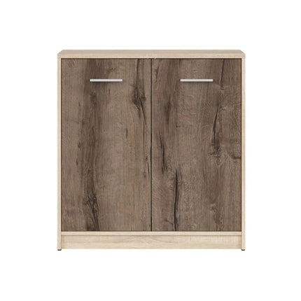 Comoda NEPO PLUS, stejar, PAL laminat, 80x34x84 cm