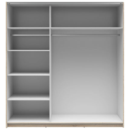Dulap TETRIX, stejar sonoma, PAL, cu 2 usi, 183x60x196 cm