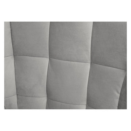Fotoliu CASEY, gri/negru, stofa catifelata/lemn, 94x86x107 cm