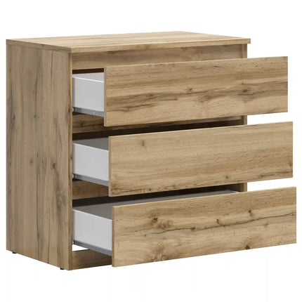 Comoda TETRIX, stejar wotan, PAL laminat, 75x45x76 cm
