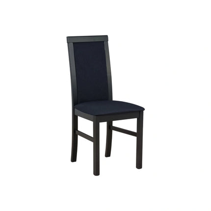 Scaun COMO, negru, stofa clasica/lemn, 43x51x92 cm