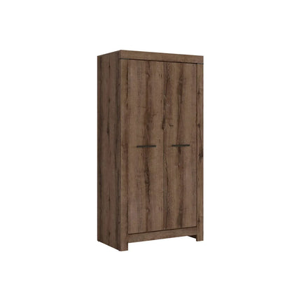 Dulap BALIN, stejar, PAL, cu 2 usi, 98x55x195 cm