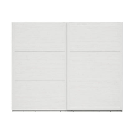 Dressing LOKSA, alb, PAL laminat, cu 2 usi, 270x63x219 cm