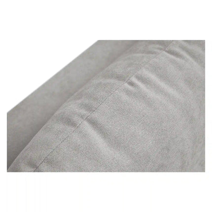 Canapea extensibila SUN, stofa catifelata gri - Enjoy New 45, 193x92x96 cm
