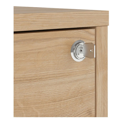 Comoda SPACE OFFICE, stejar artisan, PAL laminat, 50x50x76 cm