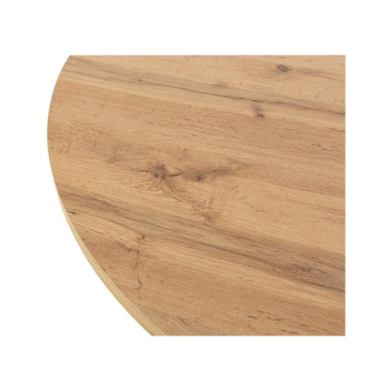 Masa extensibila ELAND, stejar wotan/negru, PAL laminat/metal, 100/200x100x76 cm