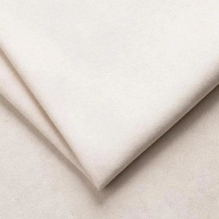 Coltar PALLADIO L, sezlong stanga, stofa catifelata crem - Salvador 01, cu reglaj electric si tetiere reglabile, 320x220x99 cm