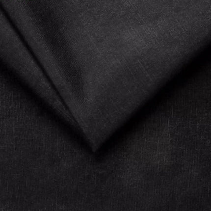 Coltar BAGGIO, sezlong dreapta, stofa catifelata gri grafit - Palladium 19, cu reglaj electric, incarcator wireless, lada depozitare si tetiere reglabile, 280x196x100 cm