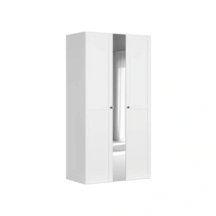 Dulap FLEX, alb, PAL, cu 3 usi, 125x66x240 cm