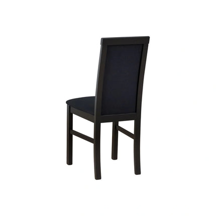 Scaun COMO, negru, stofa clasica/lemn, 43x51x92 cm