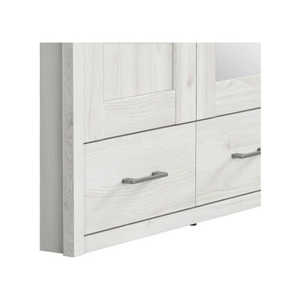 Dulap LUCA JUZI, zada sibiu deschis, PAL laminat, 148x62x201 cm