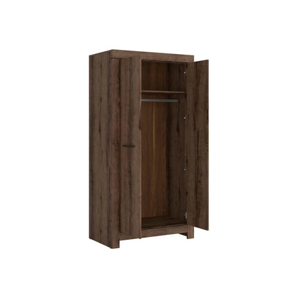 Dulap BALIN, stejar, PAL, cu 2 usi, 98x55x195 cm