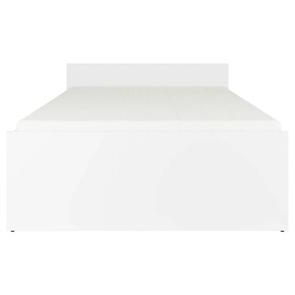 Cadru pat NEPO PLUS 120x200, alb, PAL laminat