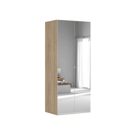 Dulap FLEX, stejar sonoma, PAL, cu 2 usi, 100x66x240 cm