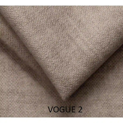 Canapea extensibila LUGO, stofa catifelata bej - Vogue 02, cu lada depozitare, 235x105x90 cm