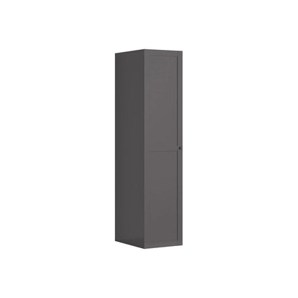 Dulap FLEX, gri grafit, PAL, cu o usa, 50x66x218 cm