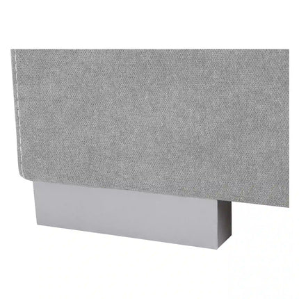 Canapea extensibila STREET IV, stofa catifelata gri - Enjoy new 21, 197x98x95 cm